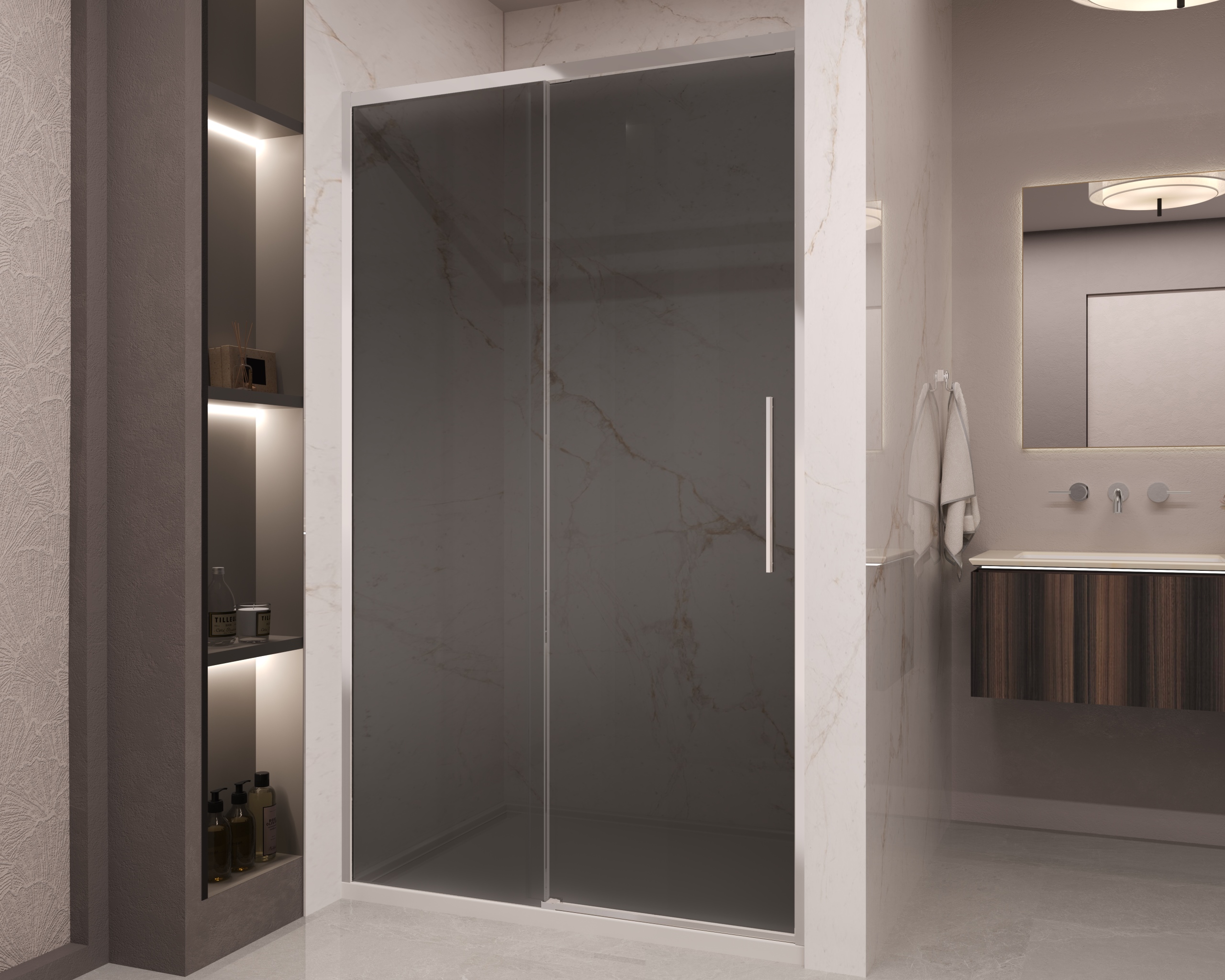 Душевая дверь Vincea Stella VDS-1ST120CG 120x200 хром, тонированное