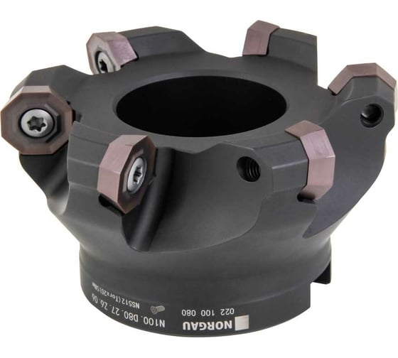 Корпус фрезы торцевой N100.D80/Z6 Norgau 022100080