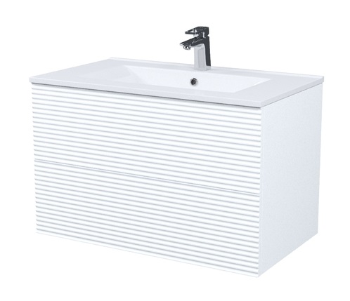 Тумба с раковиной Iddis Bild 80 см белый BIL80W0i95K