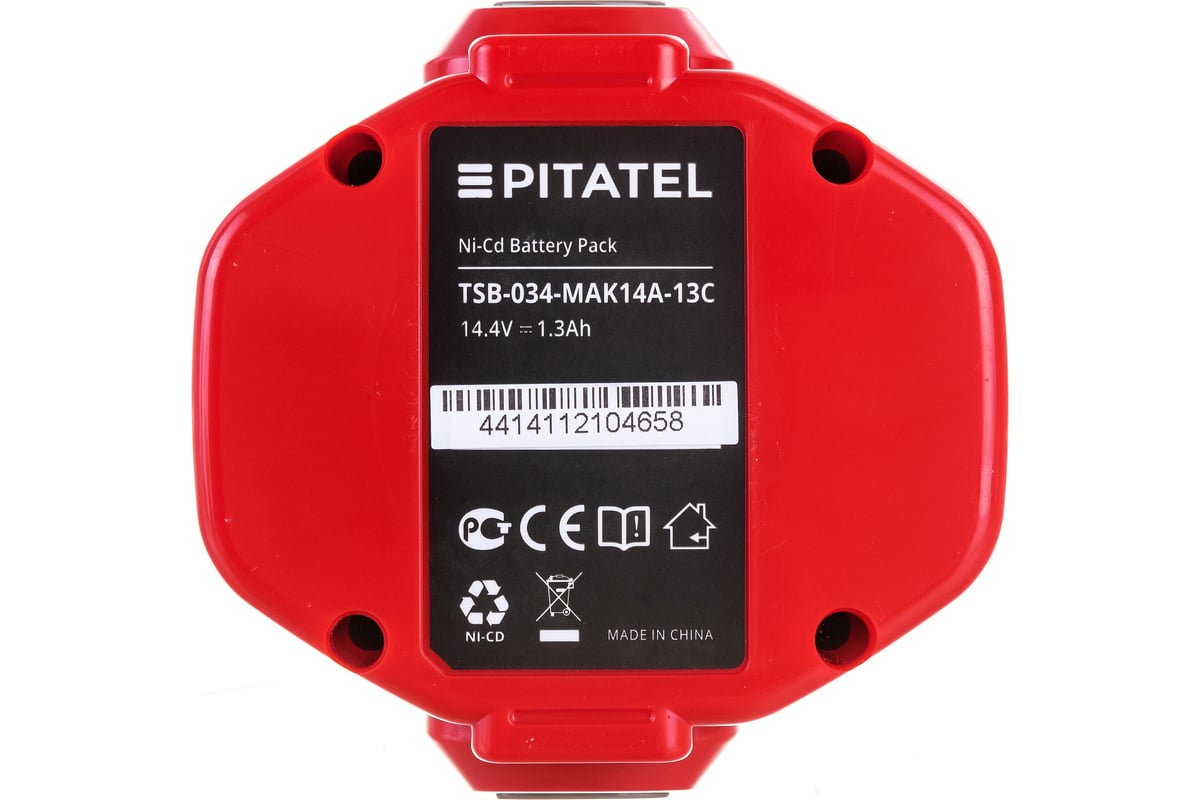 Аккумуляторная батарея (1.3 Ач, 14.4 В, Ni-Cd) Pitatel TSB-034-MAK14A-13C