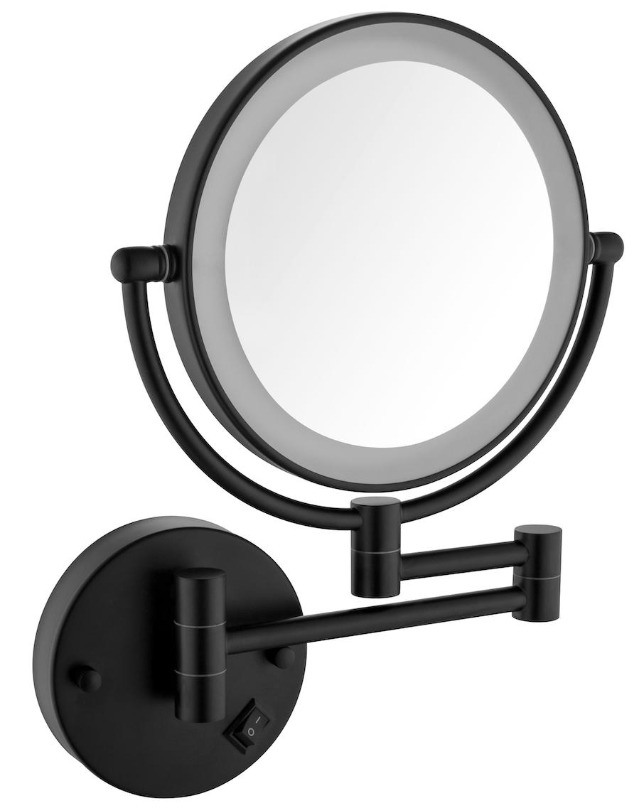Зеркало косметическое Timo Saona 13376/03 с подсветкой, черный
