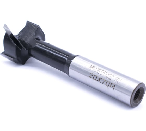 Сверло чашечное четырехзаходное по дереву FT120207R (20х70 мм; хв-к 10 мм; правое вращение) МНОГОФРЕЗ 6594