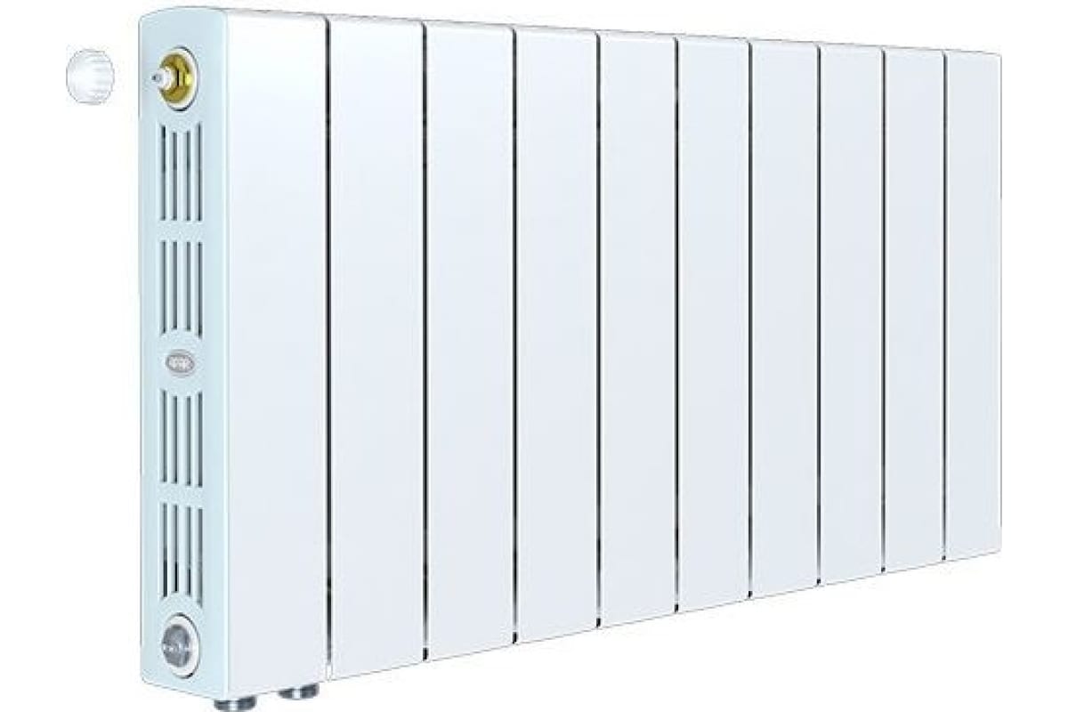Радиатор Rifar SUPReMO 350x10 секций, нижнее подключение левое (VL) RIFAR S350-10 VL