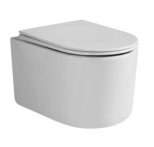 Подвесной унитаз Grossman Thin Rim GR-5602S с микролифтом, белый Подвесной унитаз Grossman Thin Rim GR-5602S с микролифтом, белый