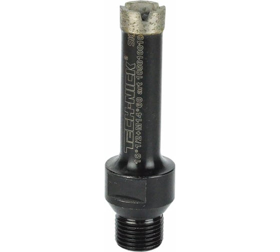 Коронка алмазная, спекание 18х60 мм, 1/2/M14 SK TECH-NICK 105610010