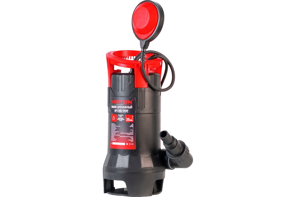 Дренажный насос для грязной воды Verton AQUA DP1100/35PE 01.14140.14161