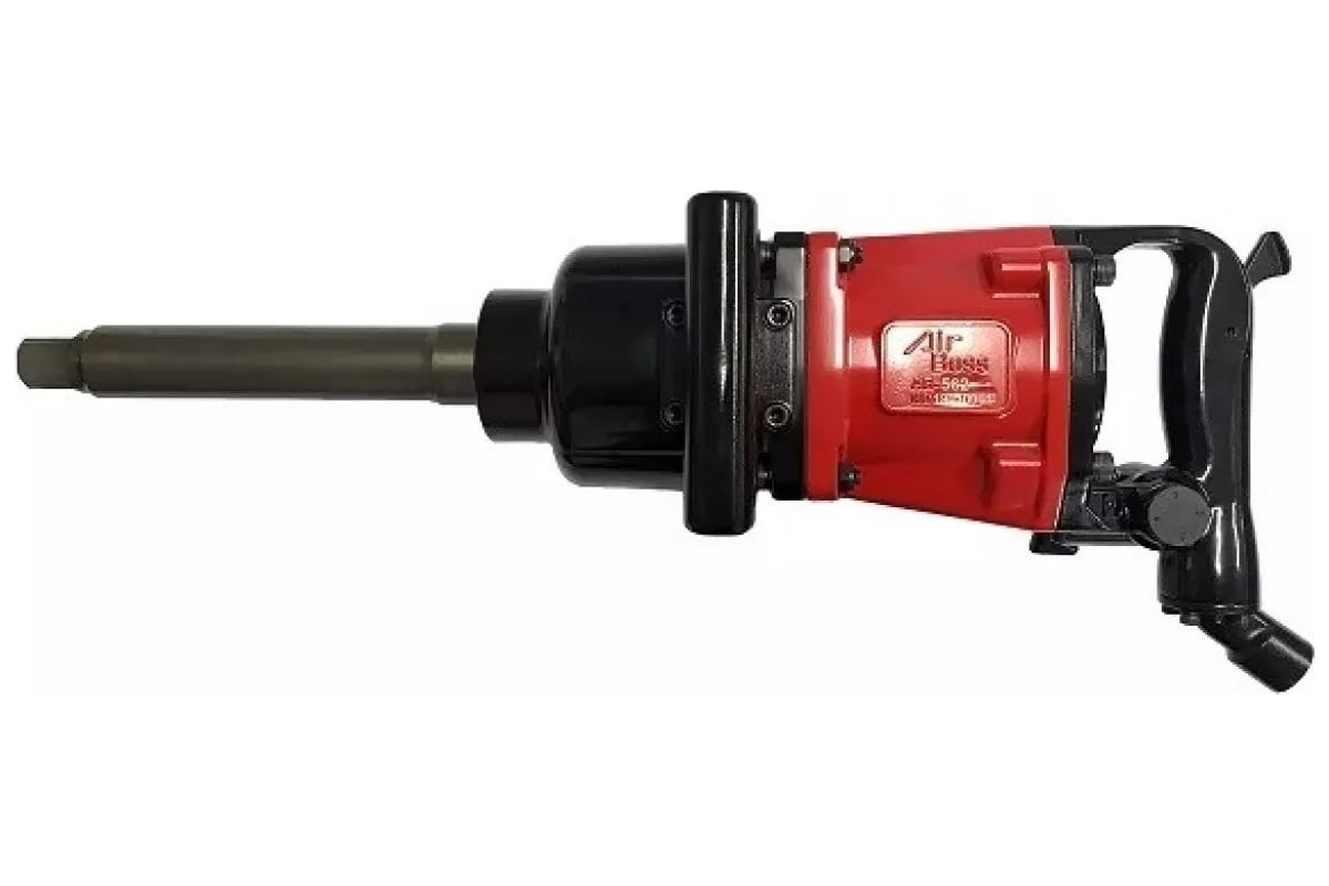 Пневмогайковерт Airboss 1", 2400 H/м, 4200 об/мин на х/х, с длинным приводом L=525 мм AB-412GL