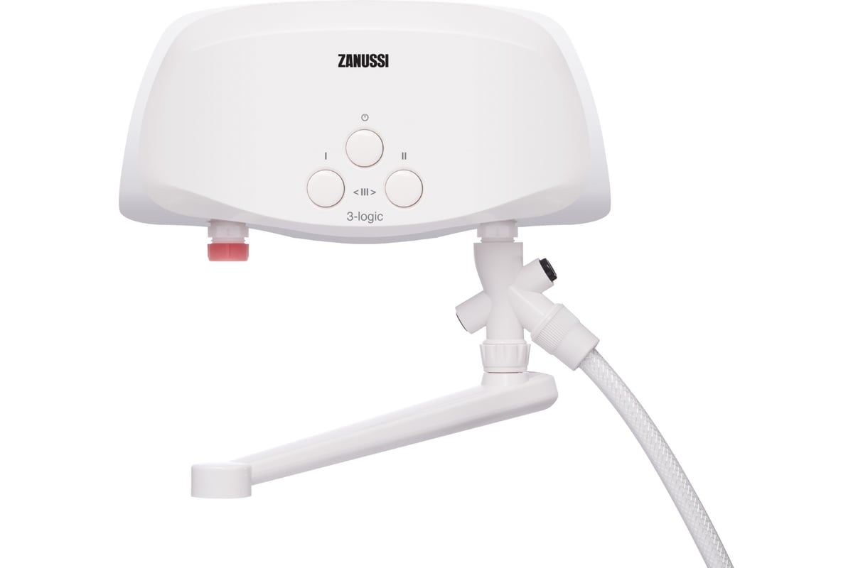 Проточный водонагреватель Zanussi 3-logic 5,5 TS душ+кран НС-1064836