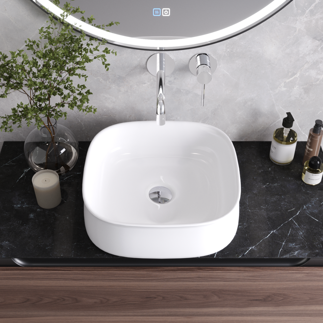 Раковина Cezares CZR-6583 43 см белый