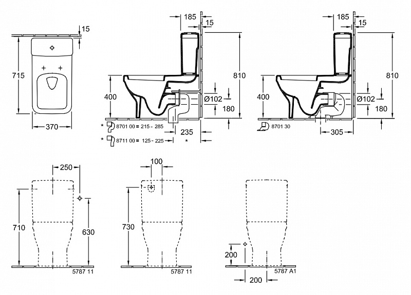 Бачок для унитаза Villeroy&Boch Architectura 57871101