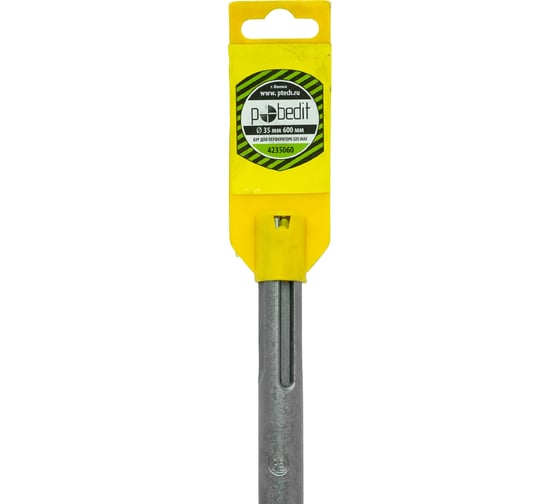 Бур с крестовой пластиной SDS-MAX 35x600 мм Pobedit 4235060