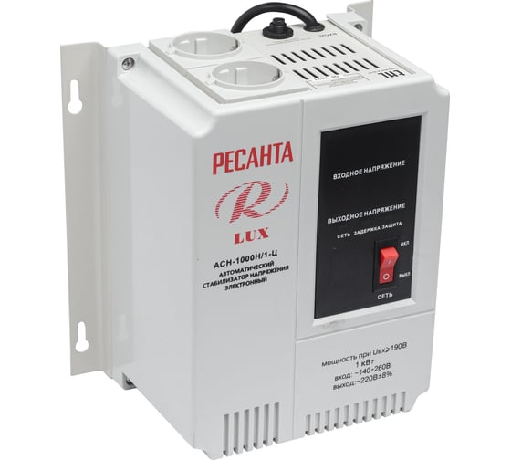 Стабилизатор напряжения Ресанта АСН 1000 Н/1-Ц Lux 63/6/14