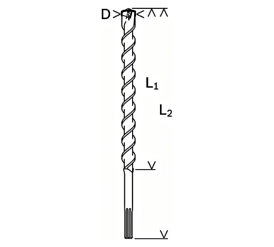 Бур SDS-max (35x800х920 мм; Speed X) Bosch 2.608.586.798