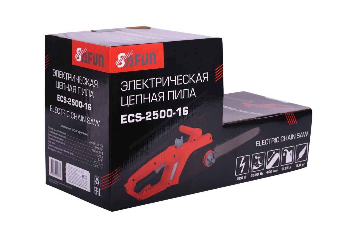 Электрическая цепная пила SAFUN ECS-2500-16 0010302
