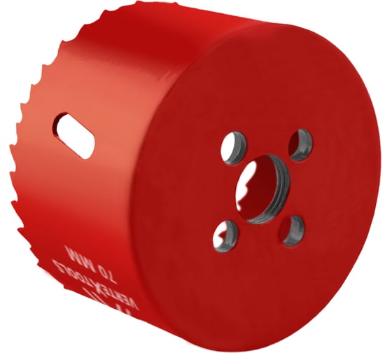 Коронка биметаллическая по металлу 70 мм Vertextools 2525-70