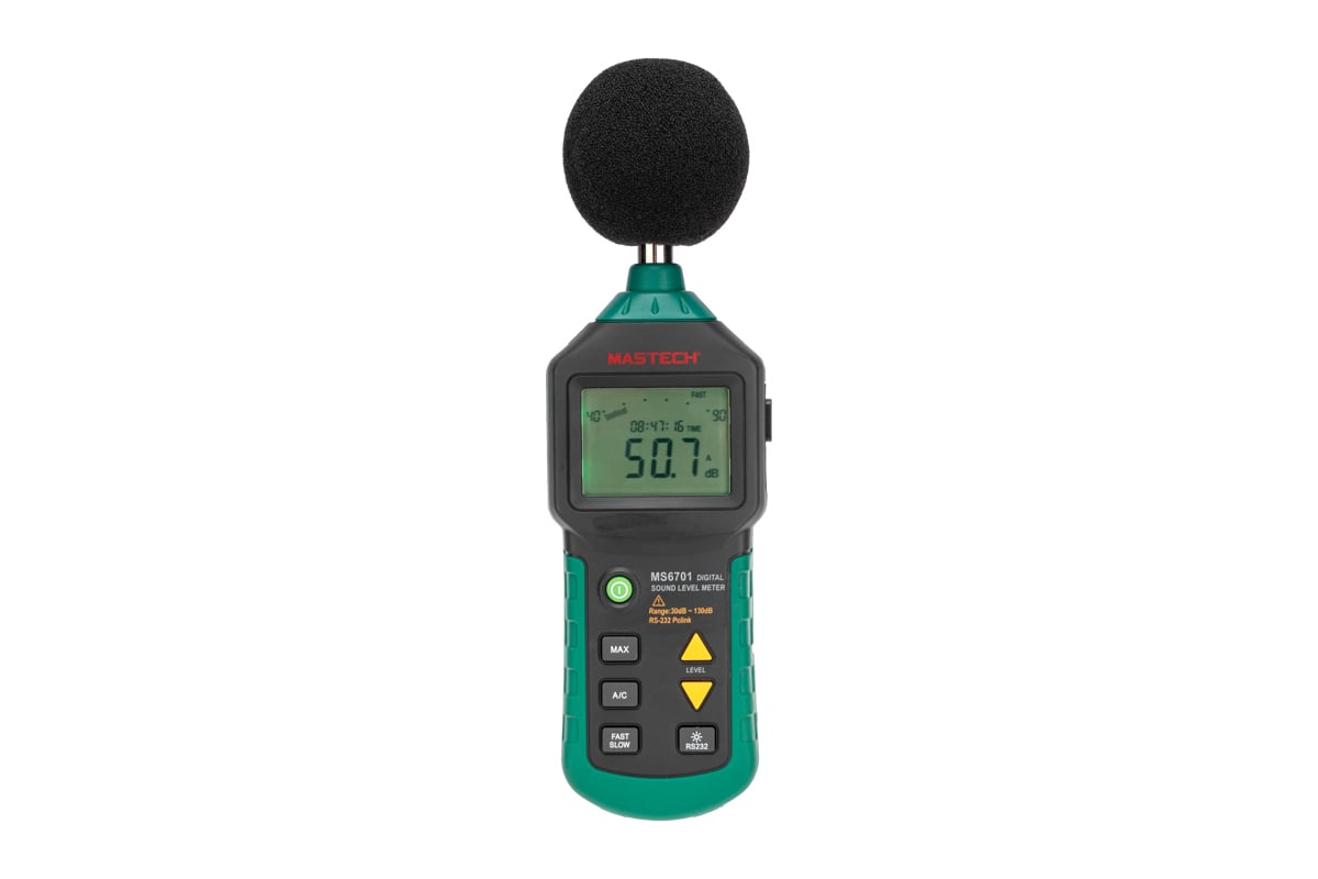 Цифровой измеритель уровня шума Mastech ms6701 13-1252