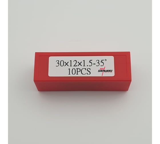 Нож твердосплавный универсальный RED SAMURAI TS 30x12x1,5 (T04F) (10шт.) TPRS0001306