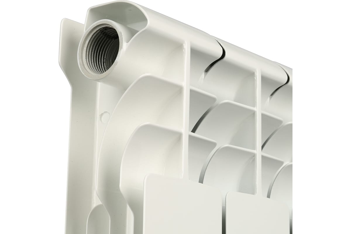 Алюминиевый радиатор Rommer Profi 500 AL500-80-80-100 4 секции RAL9016 82482
