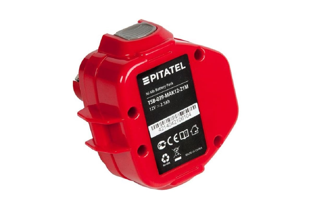 Аккумуляторная батарея ZeepDeep tsb-039-mak12-21m (p/n: 1220, 1233, 192681-5, 193157-5, 192698-8, 192698-a), ni-mh 12v 2,1ah 860688