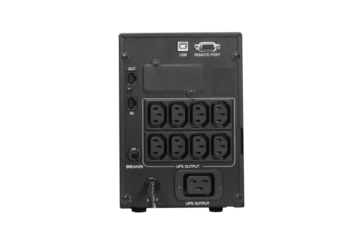 Источник бесперебойного питания Powercom SMART KING PRO+, интерактивная, 2000 ВА/1600 Вт SPT-2000-II LCD