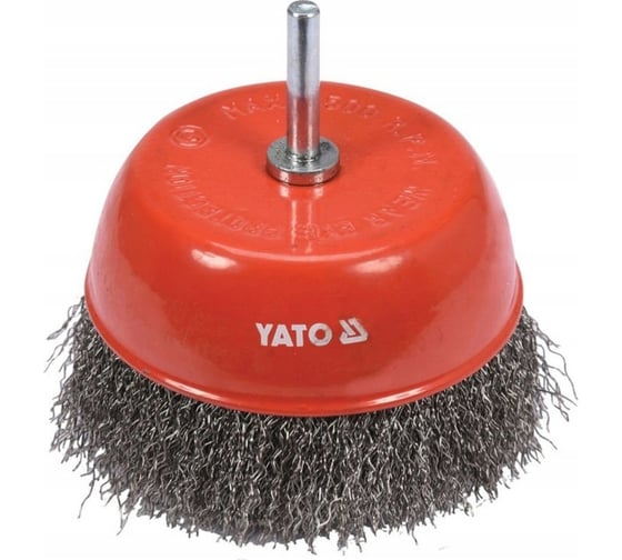 Щетка проволочная кистевая 100 мм, INOX Yato YT-47511