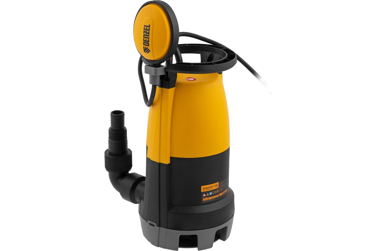Дренажный насос для чистой и грязной воды Denzel DP-600S 97268