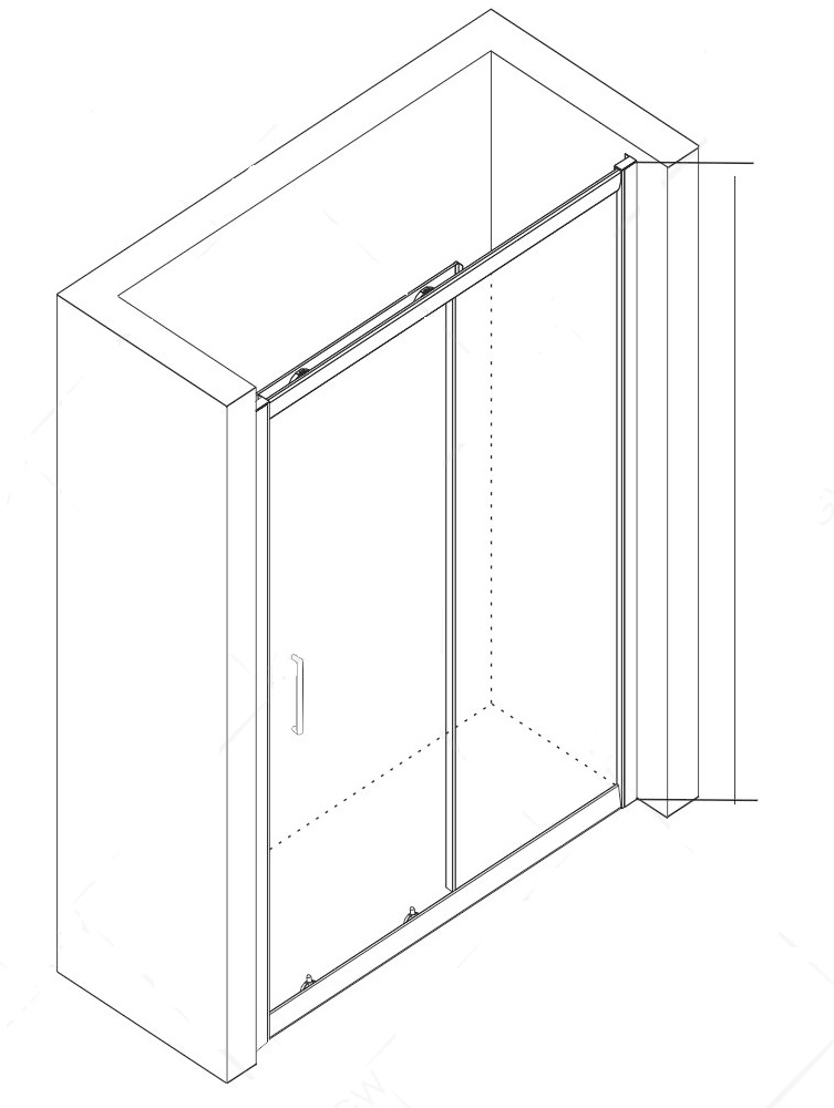 Душевой уголок RGW Classic CL-48B 100x100 прозрачное, черный