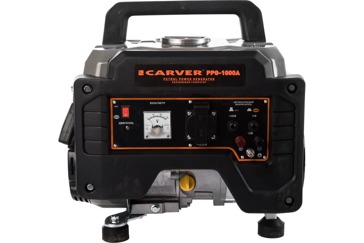 Бензиновый генератор Carver PPG-1000А 01.020.00015