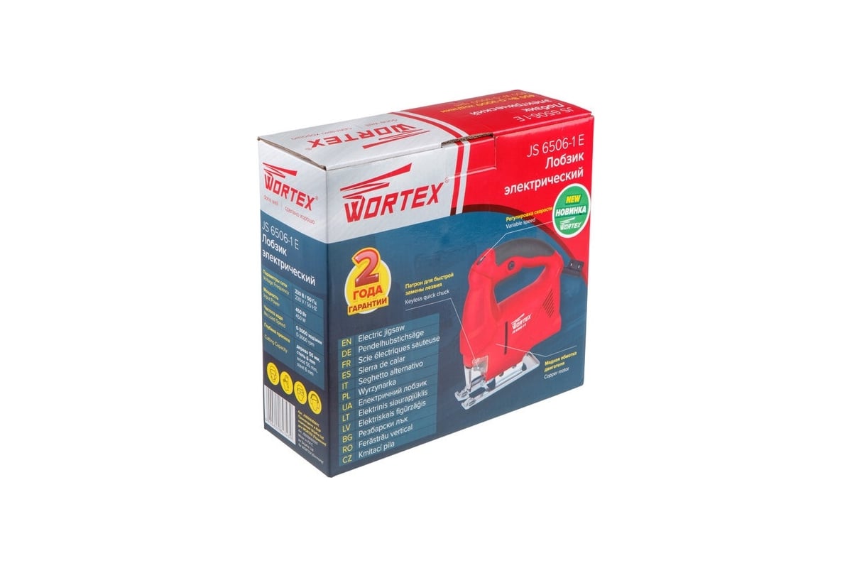 Электрический лобзик Wortex JS 6506-1 E в кор. JS65061E0011