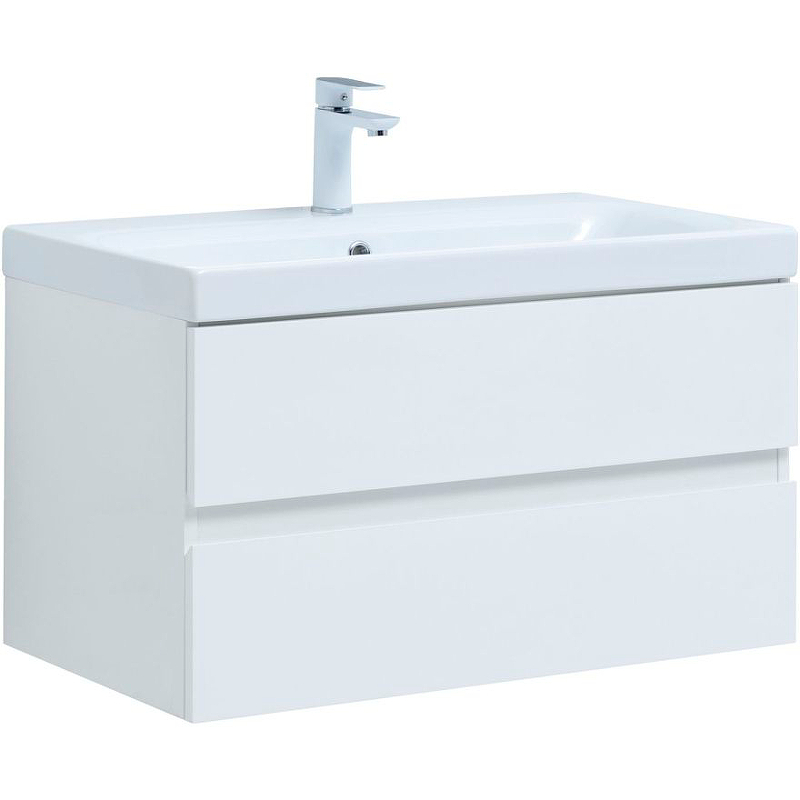 Тумба с раковиной Aquanet Беркли 80 см