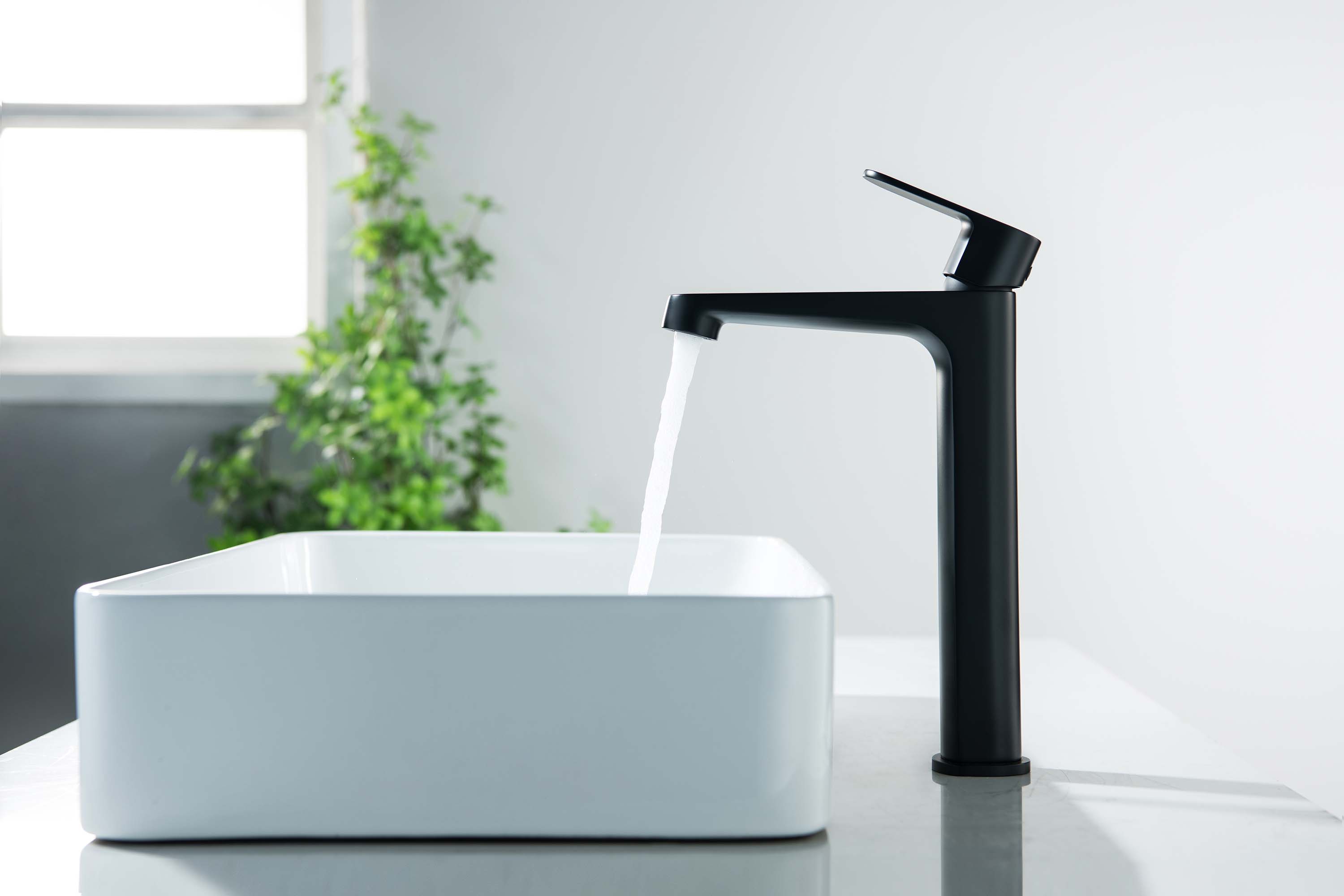 Смеситель для раковины Aquatek Оберон AQ1204MB черный матовый