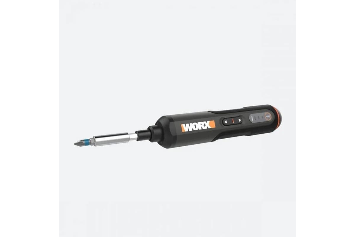 Аккумуляторная отвертка Worx 4В, 5Нм, 1,5Ач, набор оснастки WX240