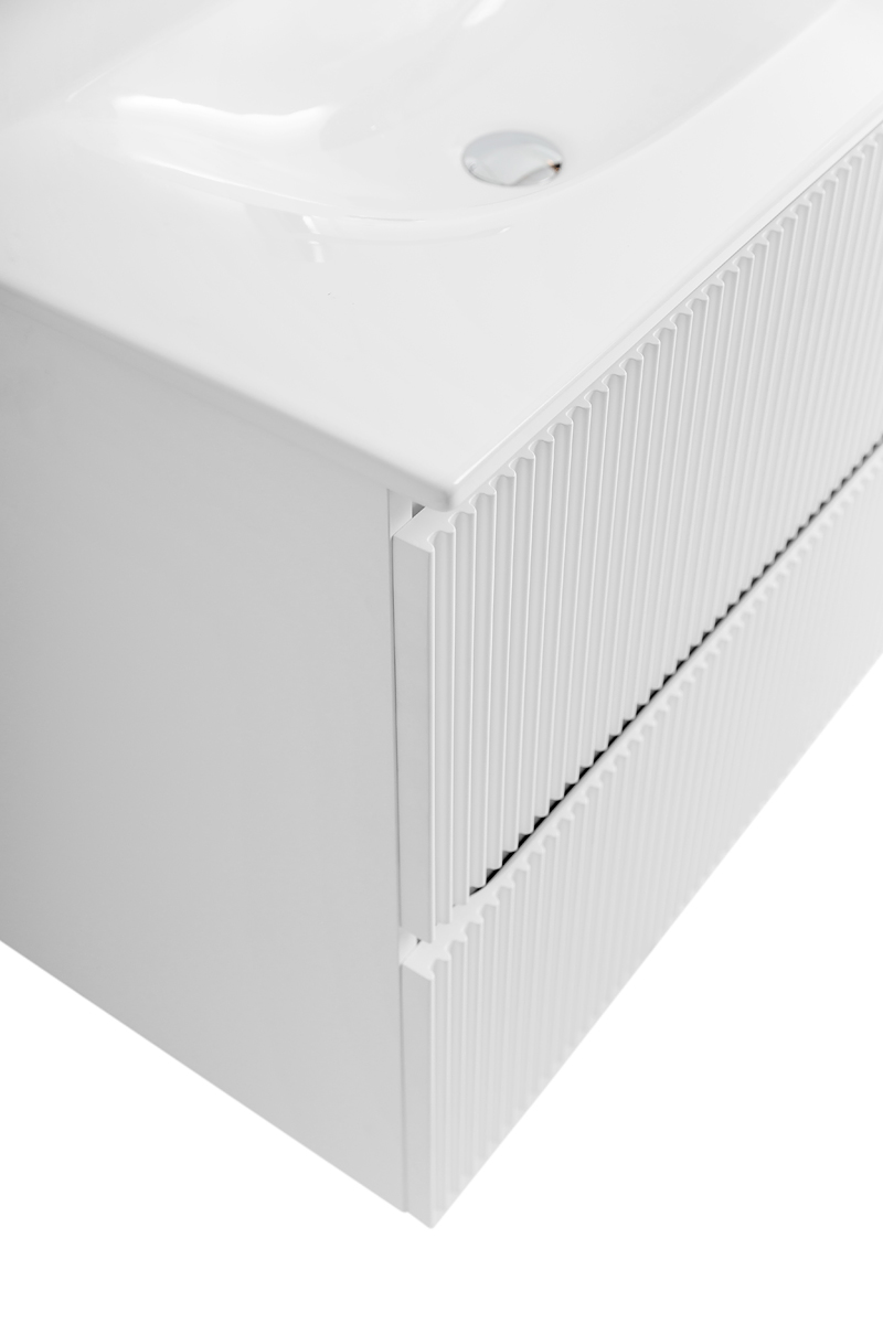 Тумба с раковиной BelBagno Uno 80 см Bianco Opaco