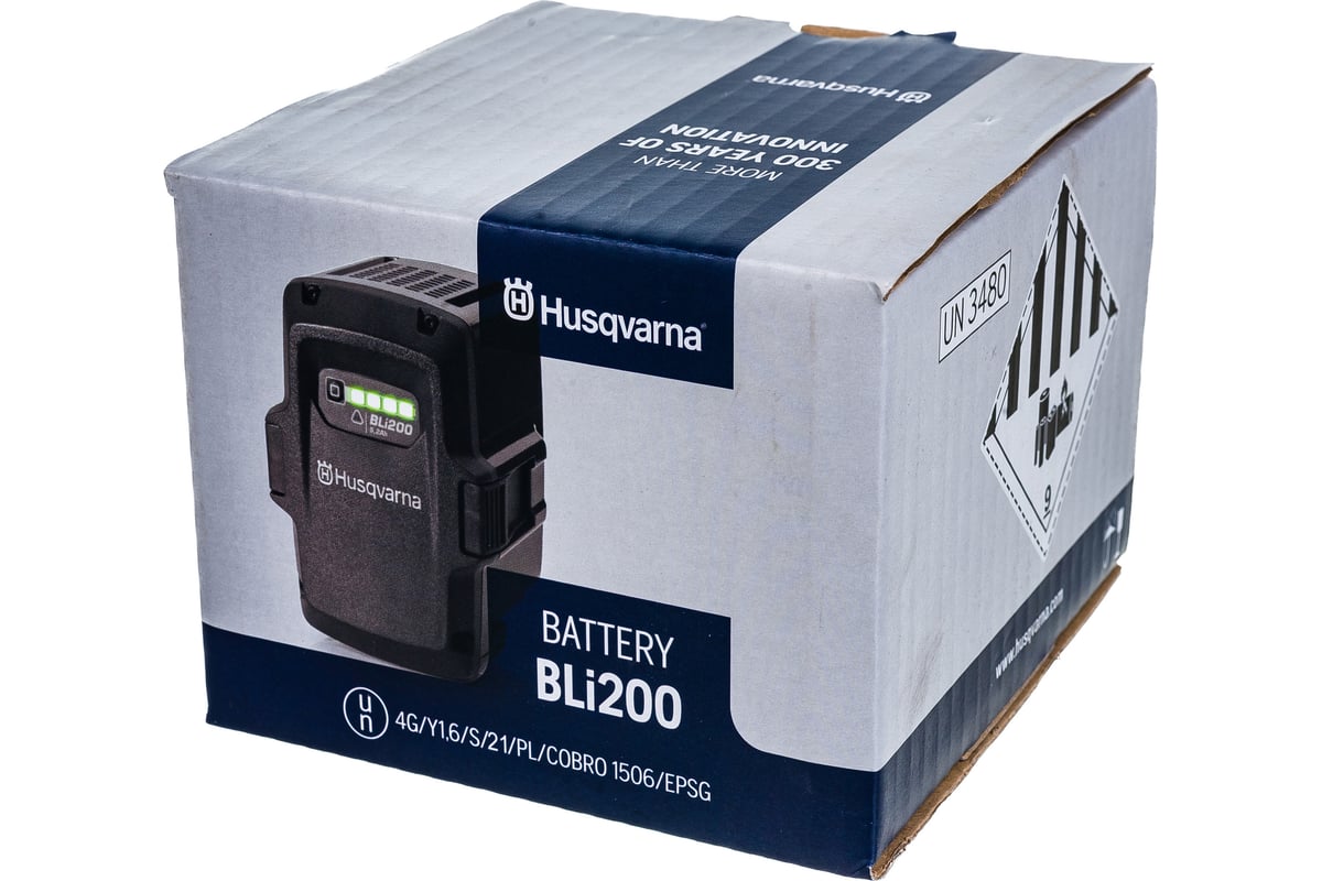 Аккумулятор 36В, 5.2 Ач, Li-Ion, компактный BLi200 Husqvarna 9670919-01