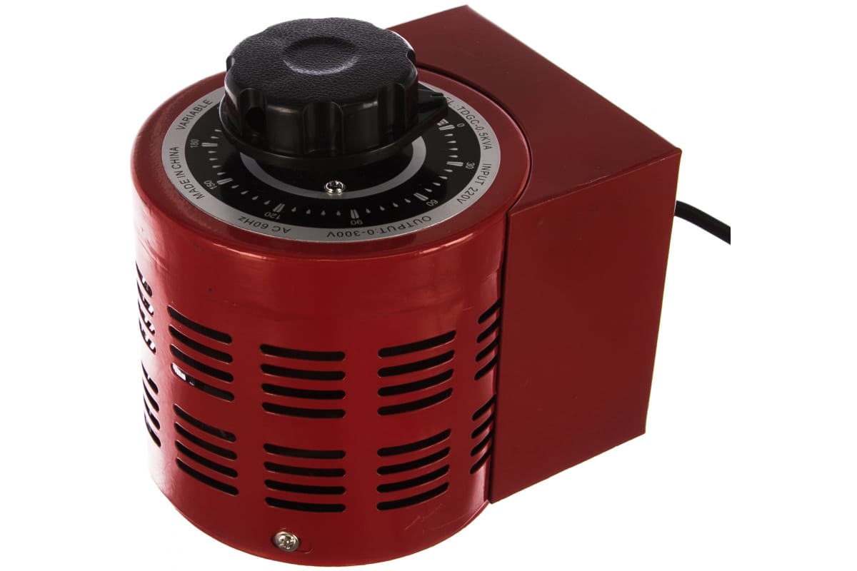 Лабораторный автотрансформатор Suntek ЛАТР 500ВА RED диапазон 0-300 Вольт, 2А L-500-red