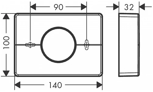 Диспенcер для гигиенических пакетов Hansgrohe AddStoris 41773140 шлифованная бронза