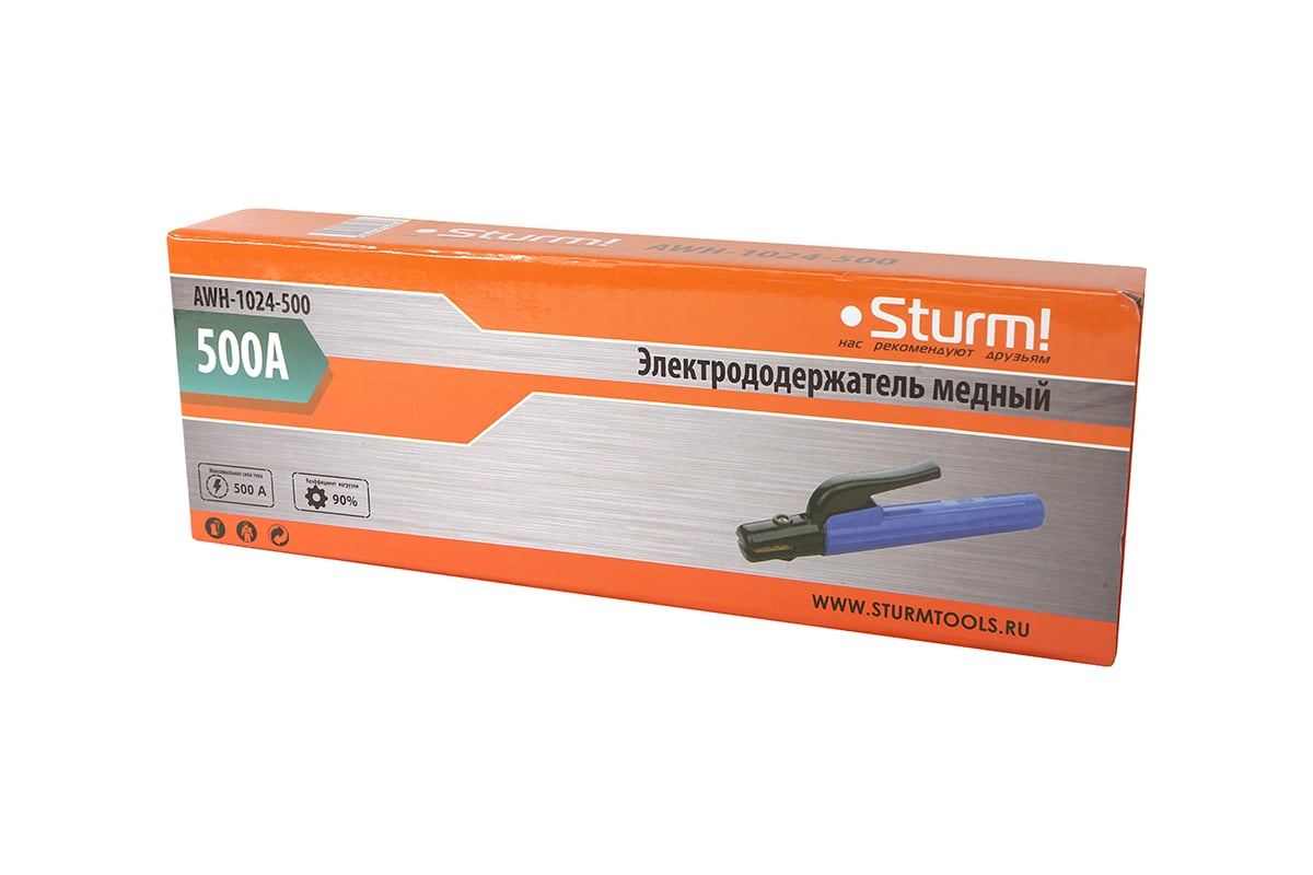 Электрододержатель 500А Sturm AWH-1024-500