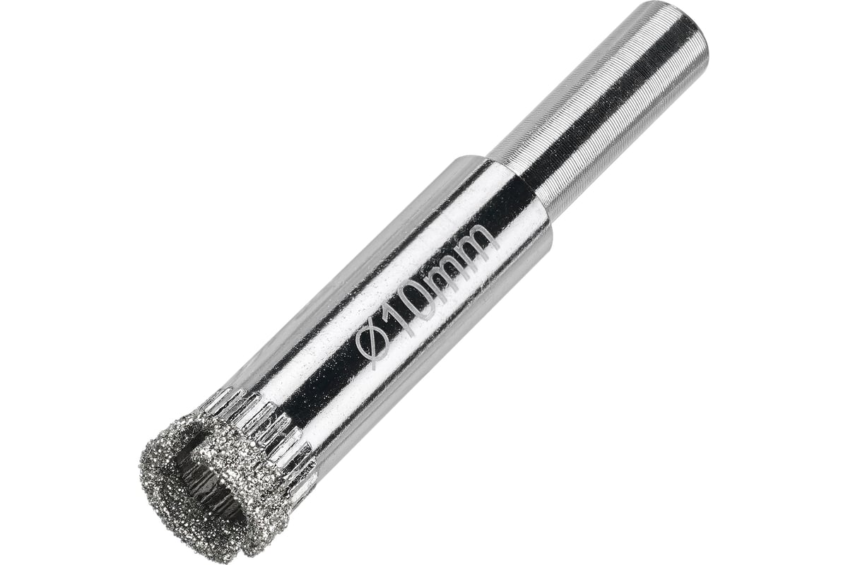 Коронка алмазная по керамограниту и керамике 10 мм / 2 шт. Diamond Industrial DIDCSC010