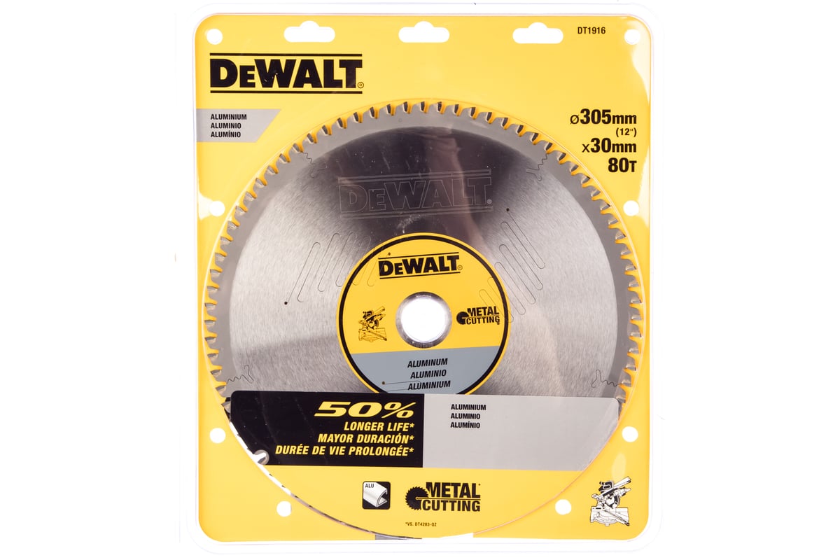 Пильный диск по алюминию EXTREME (305х30 мм; 80 зубьев TCG) DeWalt DT1916