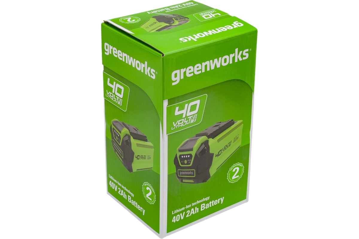 Аккумулятор с USB разъемом G40USB2 40 В, 2 Ач GreenWorks 2939407