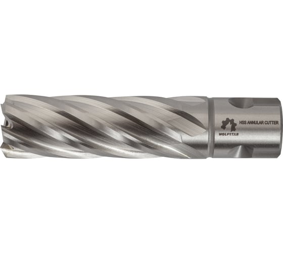 Сверло корончатое по металлу Р6М5/М2 16x55 мм WOLFSTAR cw00082