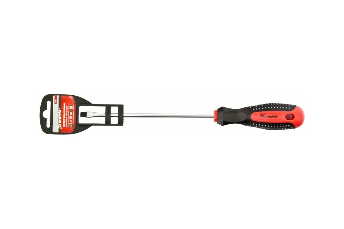 Отвертка SL5,0х150 мм Matrix Fusion Anti slip 11420
