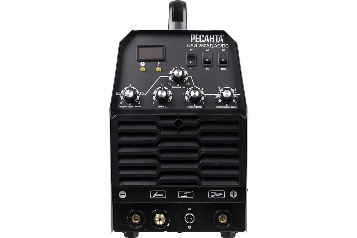 Сварочный инверторный аппарат Ресанта САИ-250АД AC/DC 65/59