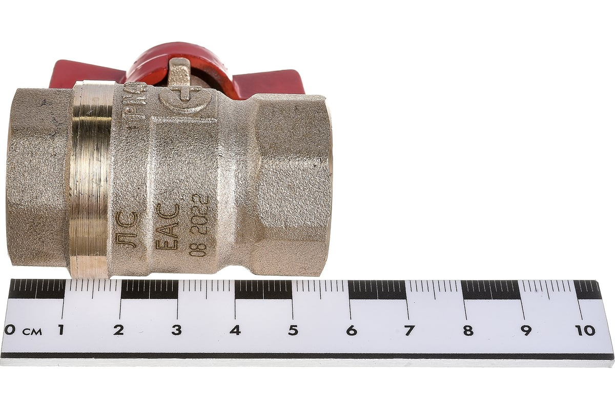 Шаровый кран Valtec СТАНДАРТ, рукоятка бабочка 3/4, вн.-вн. VT.122.G.05