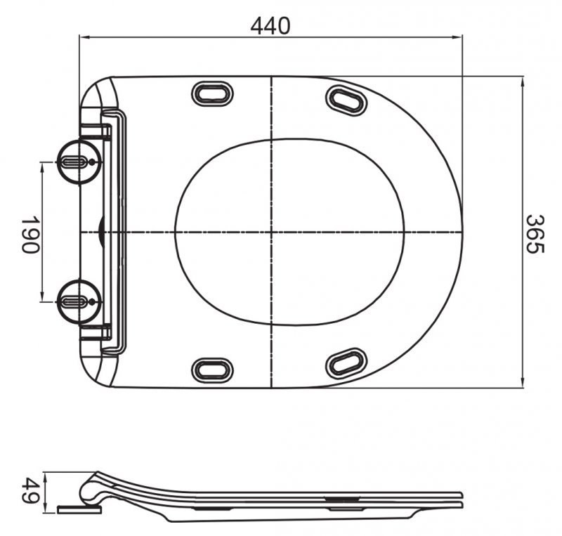 Крышка-сиденье Cezares Comfort CZR-2316-SC, микролифт