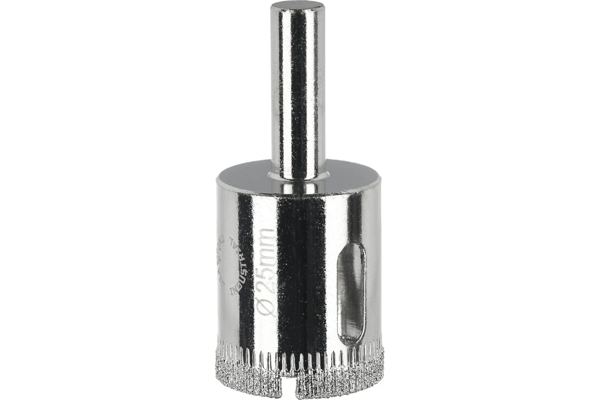 Коронка алмазная по керамике, плитке и стеклу 25 мм Diamond Industrial DIDCBC025