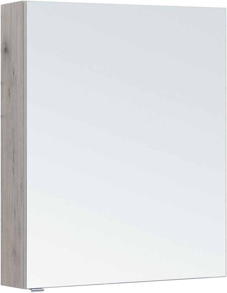 Зеркальный шкаф Aquanet Алвита New 70 см дуб веллингтон белый 00303894