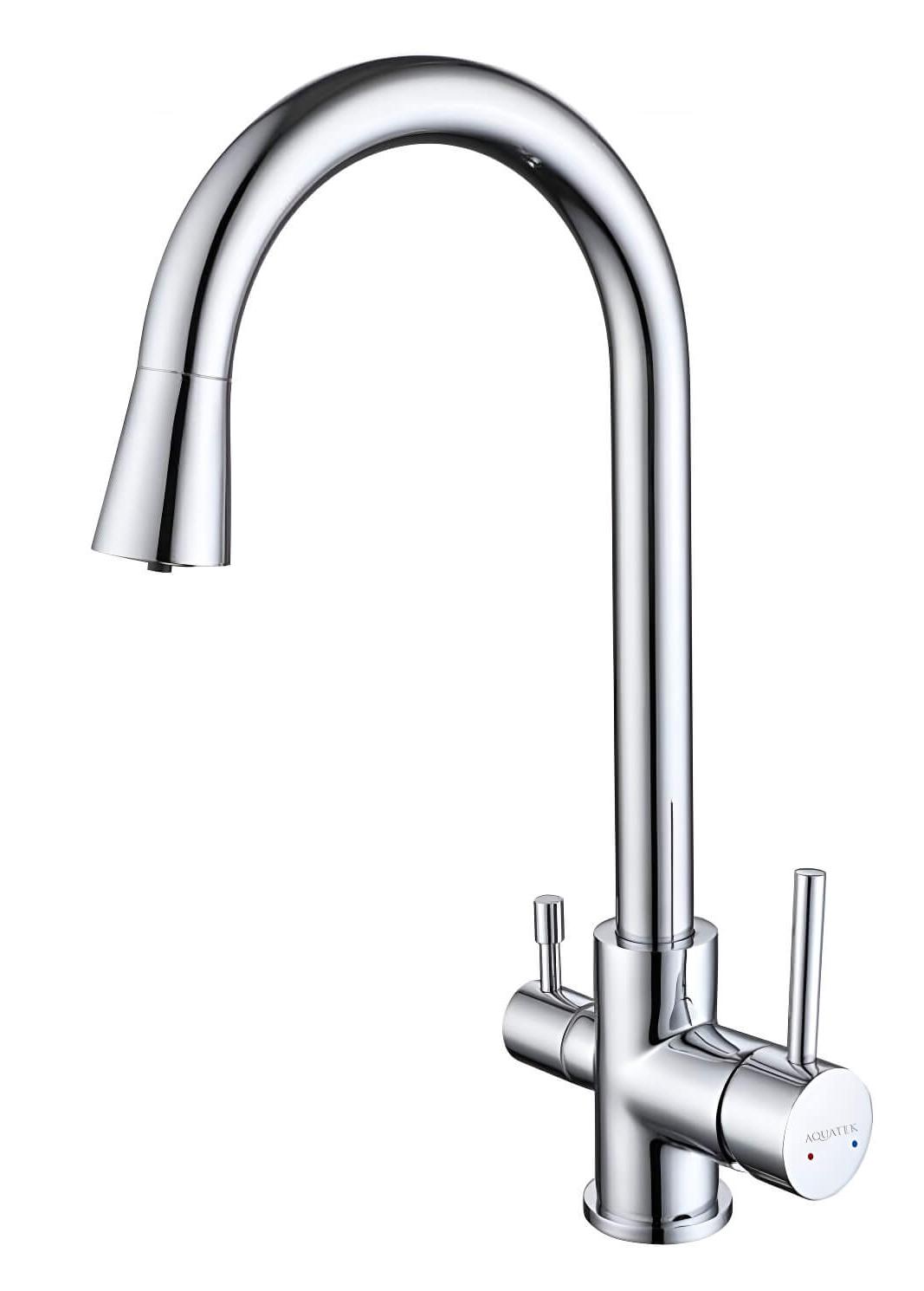 Смеситель для кухни Aquatek Вега AQ1085CR с подкл. к фильтру, хром