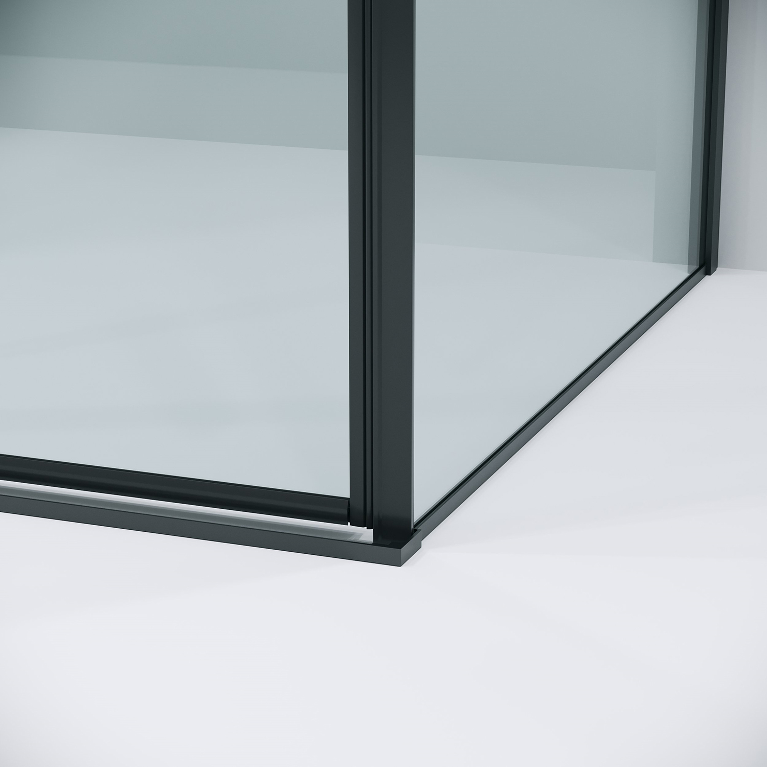 Душевой уголок Grossman Galaxy 120.K33.01.1480.21.00 140x80 прозрачный, черный матовый