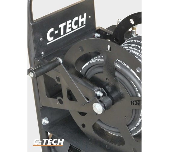 Аппарат для прочистки канализации C-TECH CM1520 комплект с барабаном, шланг 30м (1200 л/ч, 150 бар, 5.5 кВт) CM1520ET1E4BP2A1D1FMTP3
